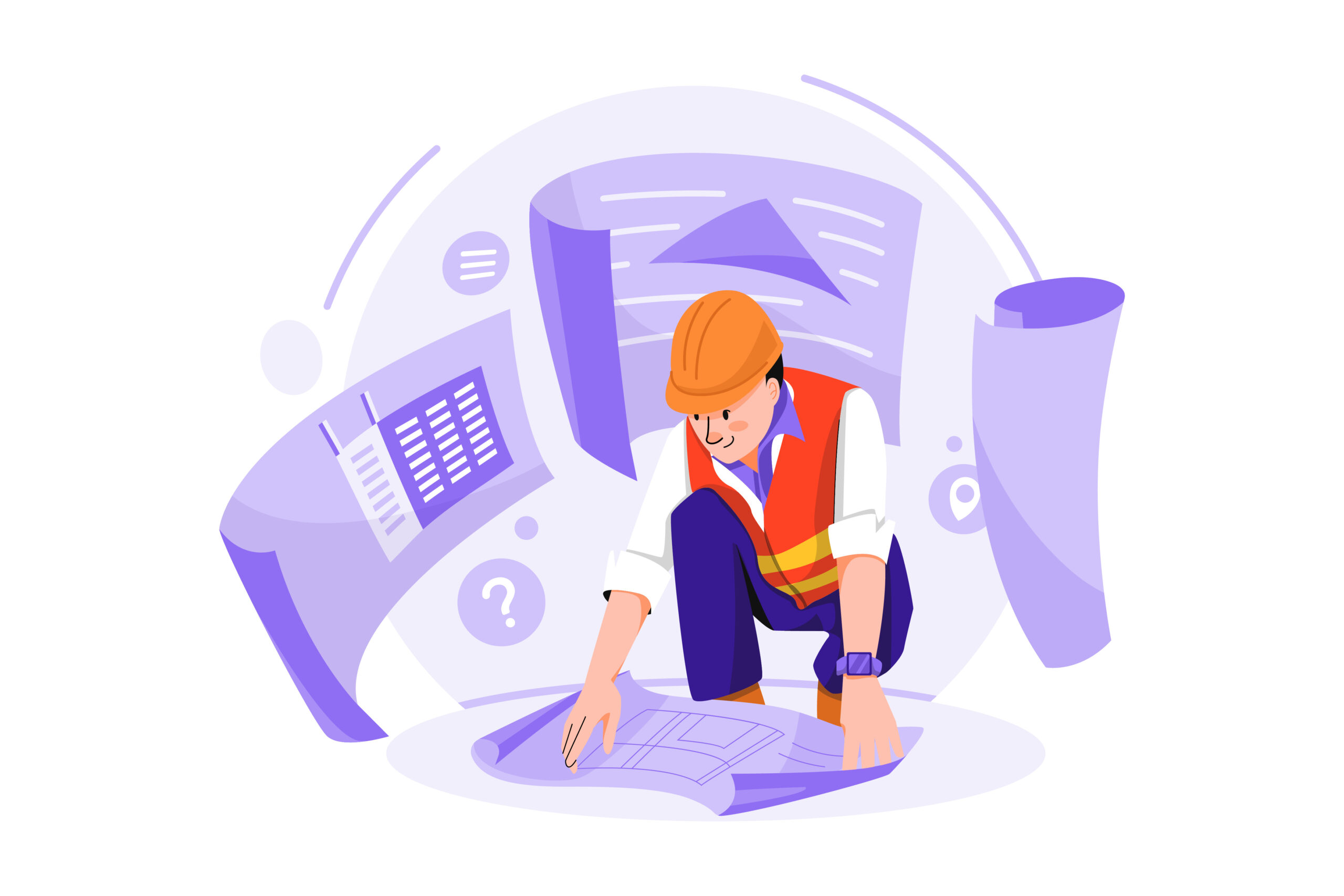 Civil engineer looking for building plan