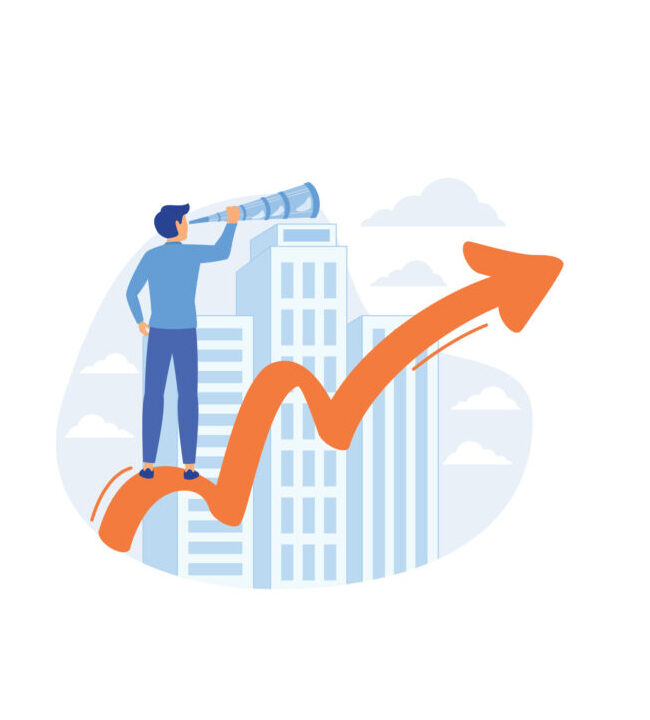 Business opportunities, chances, Company mission statement, Internal company policy, set flat vector modern illustration